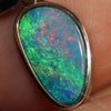 1.15 G Australian Doublet Opal With Silver Pendant: L 21.9 Mm Jewellery