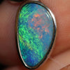 1.15 G Australian Doublet Opal With Silver Pendant: L 21.9 Mm Jewellery