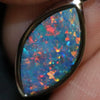 1.15 G Australian Doublet Opal With Silver Pendant: L 24.3 Mm Jewellery