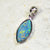 Australian  Doublet Opal with Silver Pendant