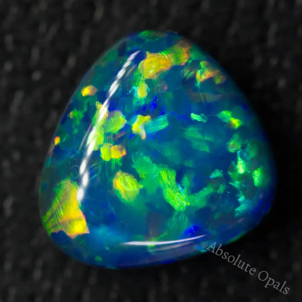 Australian Opal, Doublet Stone Cabochon, Lightning Ridge