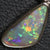 Australian Lightning Ridge, Solid Semi-Black Opal, Pendant Silver