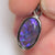 1.18G Australian Lightning Ridge Solid Opal Pendant Silver L 23.0 Jewellery