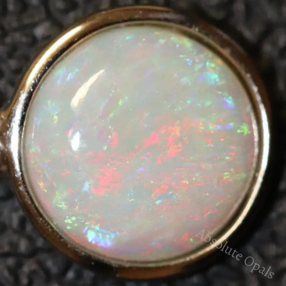 1.18G Australian Lightning Ridge Solid Opal Pendant Silver L19.6 Mm Jewellery