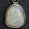 1.19 G Australian Lightning Ridge Solid Opal Pendant Silver L 19.8 Mm Jewellery