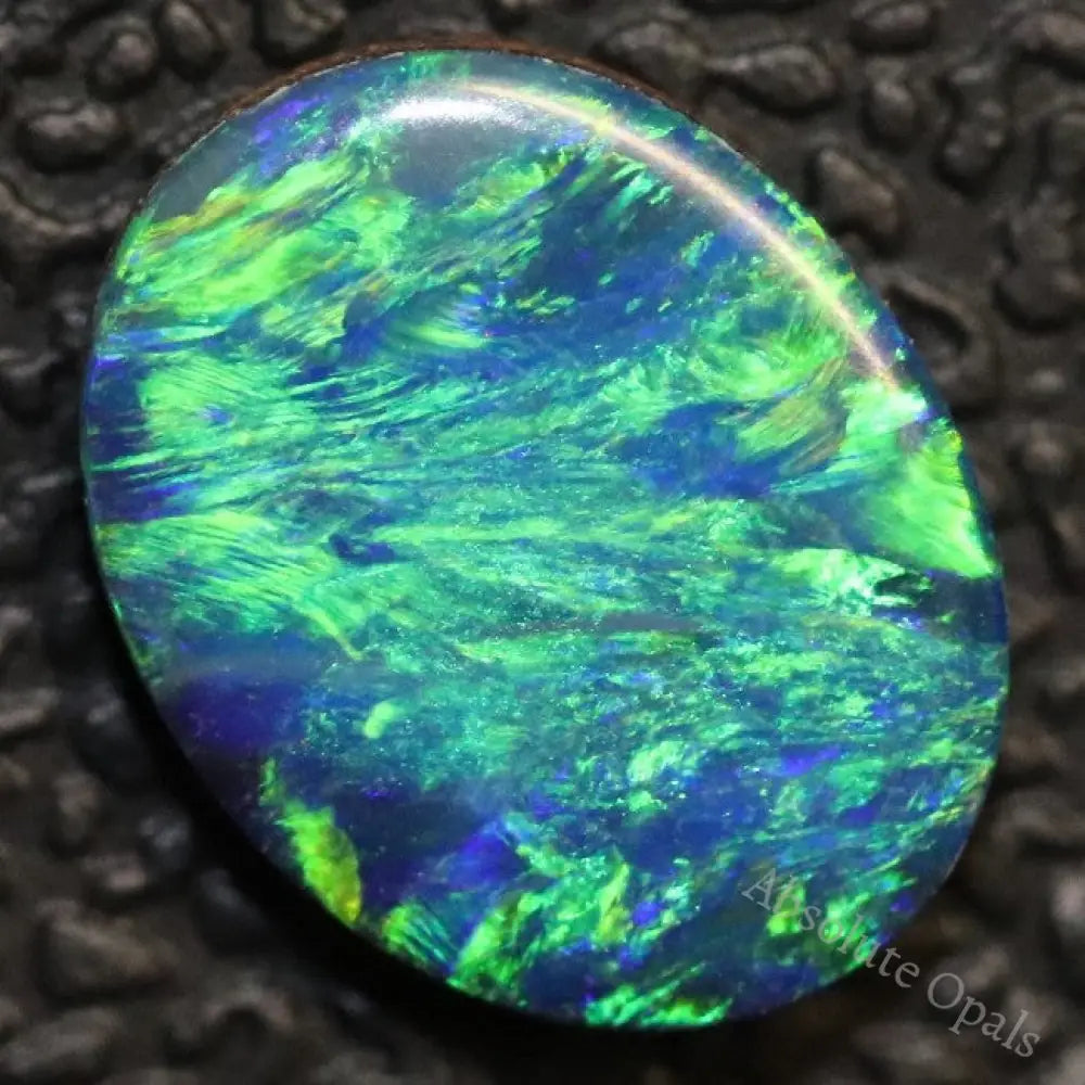 Australian Boulder Opal, Doublet Stone, Cabochon