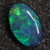 1.20 Cts Australian Opal Doublet Stone Cabochon Lightning Ridge