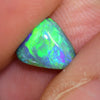 1.20 Cts Australian Semi Black Solid Opal Lightning Ridge Cabochon Cut Stone