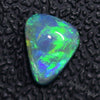 1.20 Cts Australian Semi Black Solid Opal Lightning Ridge Cabochon Cut Stone