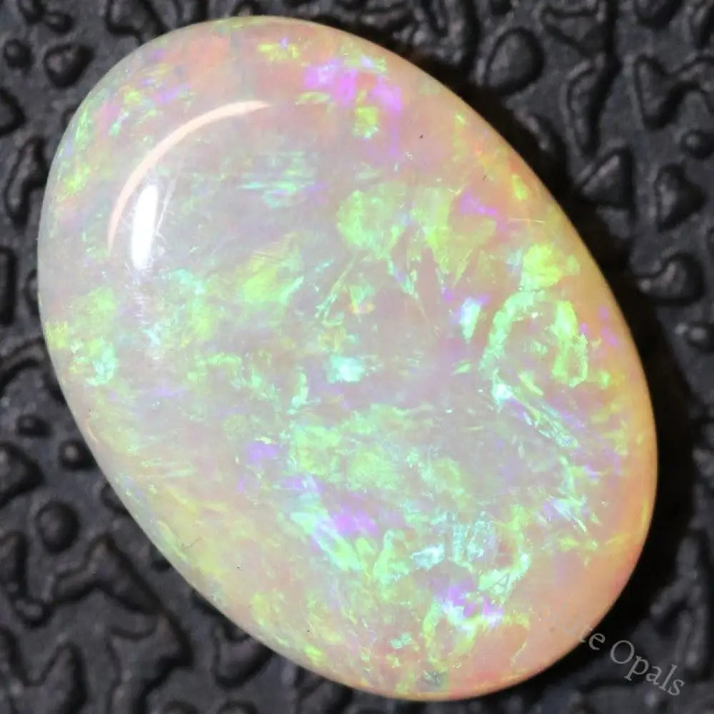 1.20 Cts Crystal Opal Cabochon Australian Solid Cut Loose Gem Stone Lightning Ridge Light