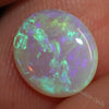 1.21 Cts Australian Semi Black Crystal Opal Solid Lightning Ridge Cabochon Loose Stone