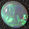 1.21 Cts Australian Semi Black Crystal Opal Solid Lightning Ridge Cabochon Loose Stone