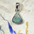 Australian Lightning Ridge Solid Opal Pendant Silver