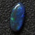 1.22 Cts Australian Black Opal Solid Gem Stone Lightning Ridge