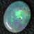 1.22 Cts Australian Lightning Ridge Semi Black Solid Opal