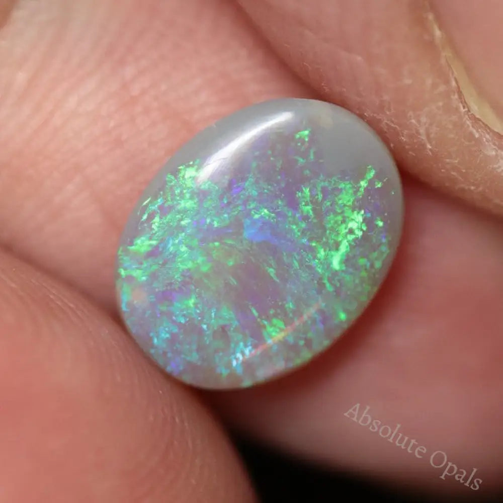 1.22 Cts Australian Lightning Ridge Semi Black Solid Opal