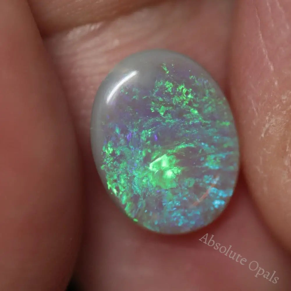 1.22 Cts Australian Lightning Ridge Semi Black Solid Opal