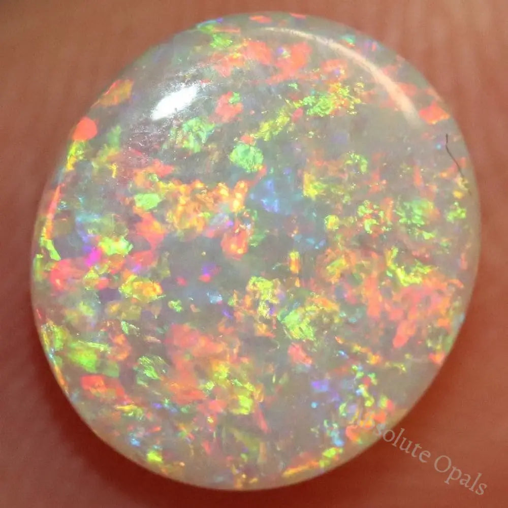 1.22 Cts Australian Semi Black Opal Solid Lightning Ridge Cabochon Loose Stone