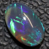 1.23 Cts Australian Black Crystal Opal Lightning Ridge Solid Gem Stone Cabochon