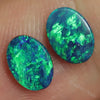 1.23 Cts Australian Opal Doublet Stone Cabochon 2Pcs