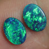 1.23 Cts Australian Opal Doublet Stone Cabochon 2Pcs