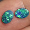 1.23 Cts Australian Opal Doublet Stone Cabochon 2Pcs