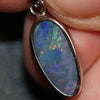 1.23 G Australian Doublet Opal With Silver Pendant: L 23.8 Mm Jewellery