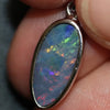 1.23 G Australian Doublet Opal With Silver Pendant: L 23.8 Mm Jewellery