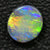 1.25 Cts Australian Black Opal Solid Stone Lightning Ridge