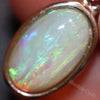 1.25G Australian Lightning Ridge Solid Opal Pendant Silver L21.8 Mm Jewellery