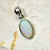 Australian Lightning Ridge Solid Opal Pendant Silver