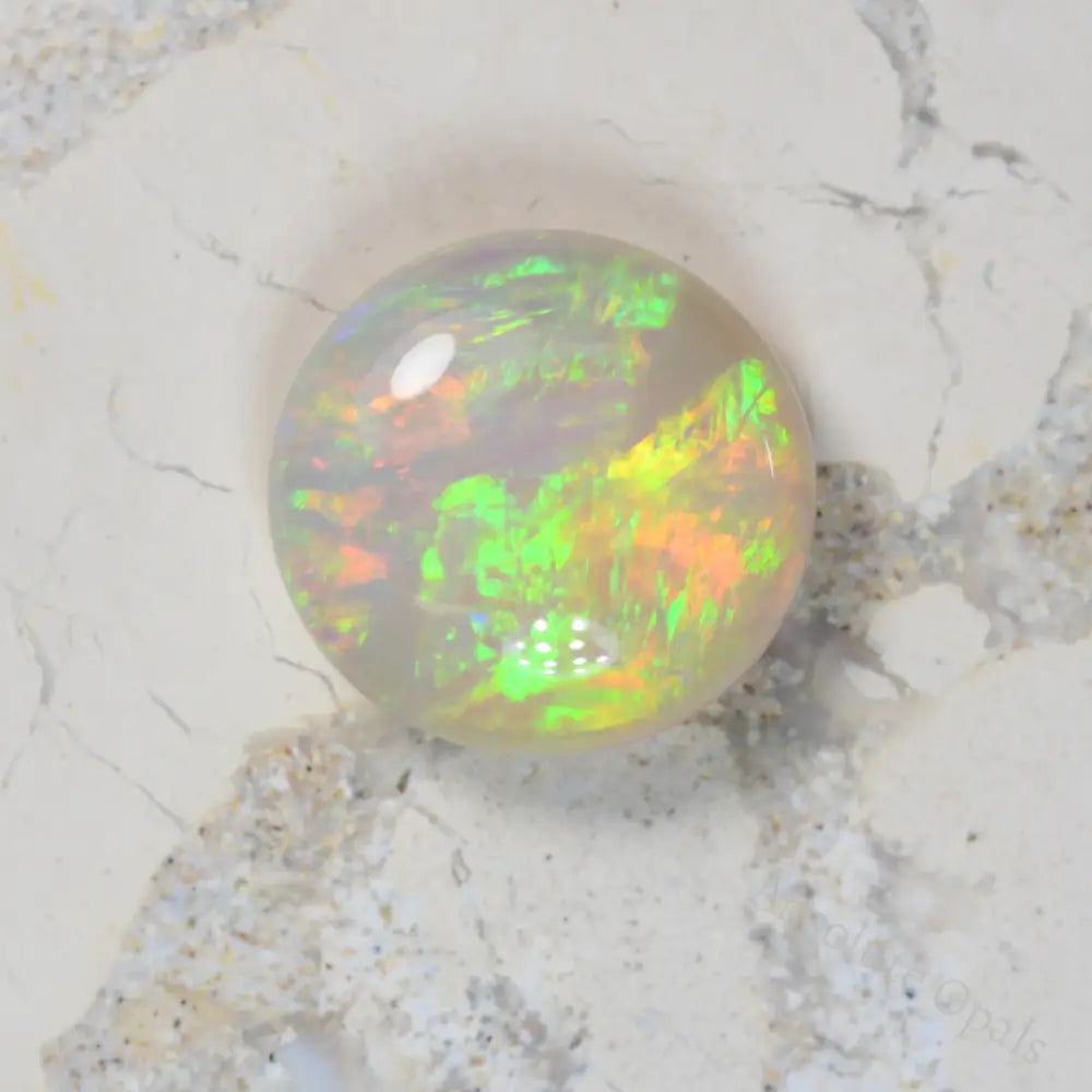 Natural Solid Crystal Opal from South Australia – Stunning Gemstone with Bright Multicolor Flash