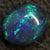 1.30 Cts Australian Black Opal Lightning Ridge Solid Gem Stone Cabochon