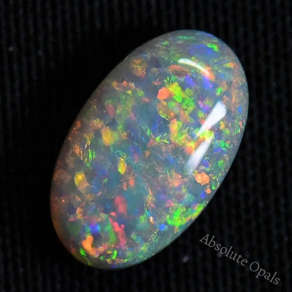 Australian Semi Black Opal Solid Lightning Ridge