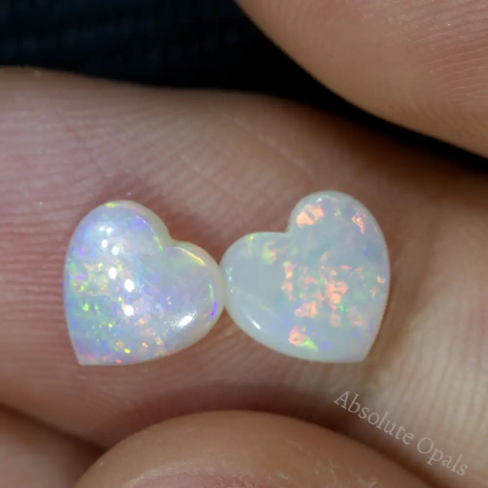 Opal Cabochon Pairs, Australian Solid Stone South Australia