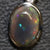 1.30 G Australian Lightning Ridge Solid Crystal Black Opal Pendant Silver L 19.2 Mm Jewellery