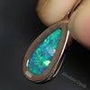 1.32 G Australian Lightning Ridge Solid Opal Pendant Silver L 24.0 Mm Jewellery