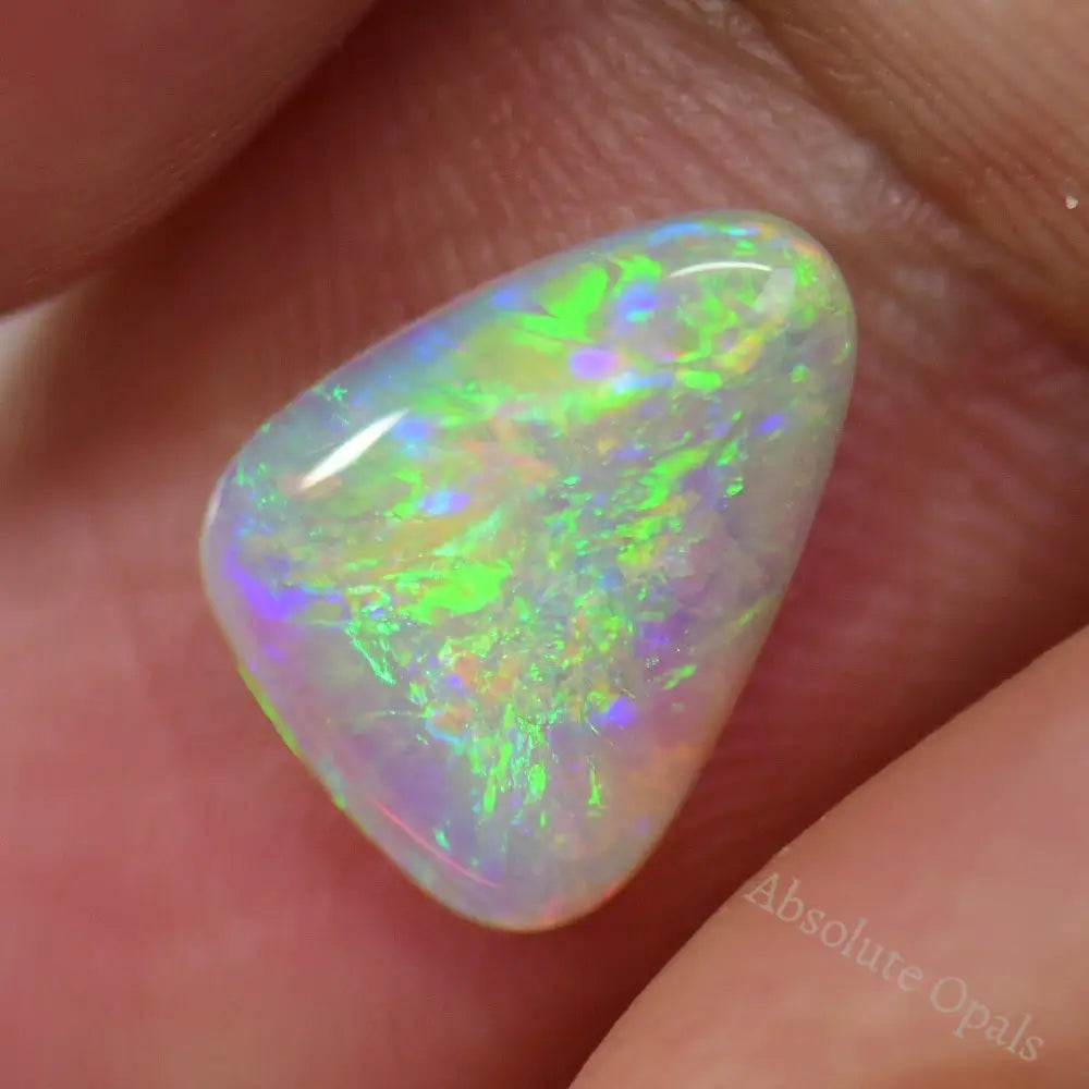 1.33 Cts Australian Solid Opal Cut Stone Lightning Ridge Light