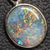 1.33 G Australian Lightning Ridge Solid Black Opal Pendant Silver L 21.0 Mm Jewellery