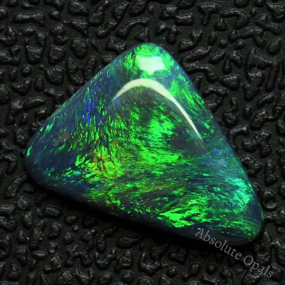 Australian Black Opal Lightning Ridge Cabochon