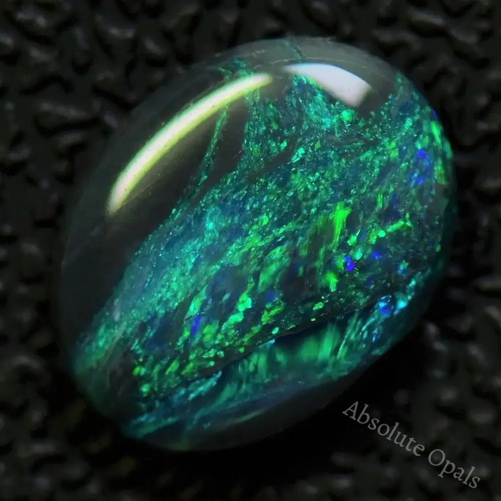 Australian Black Opal Solid Stone, Lightning Ridge