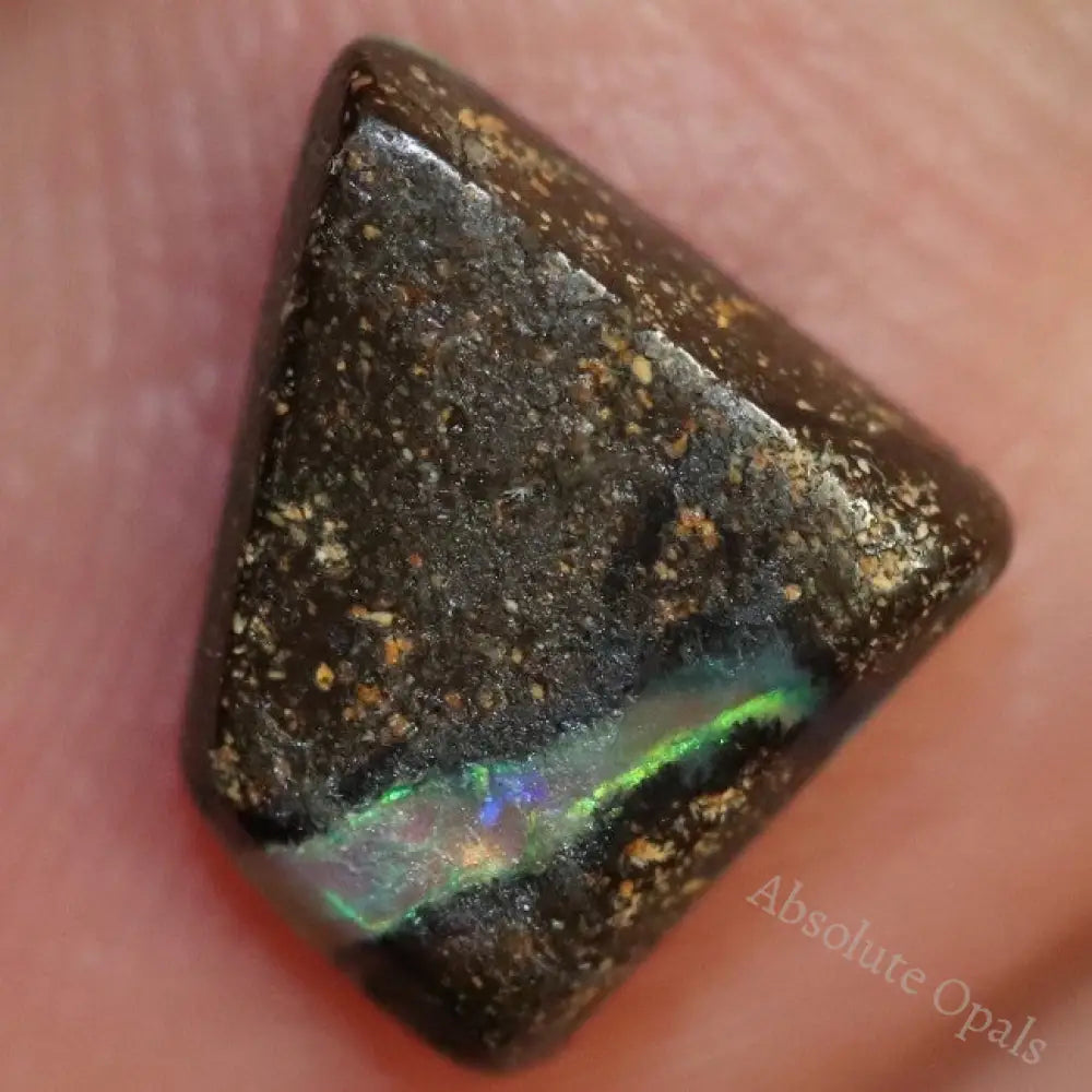 1.35 Cts Australian Boulder Opal Cut Loose Stone