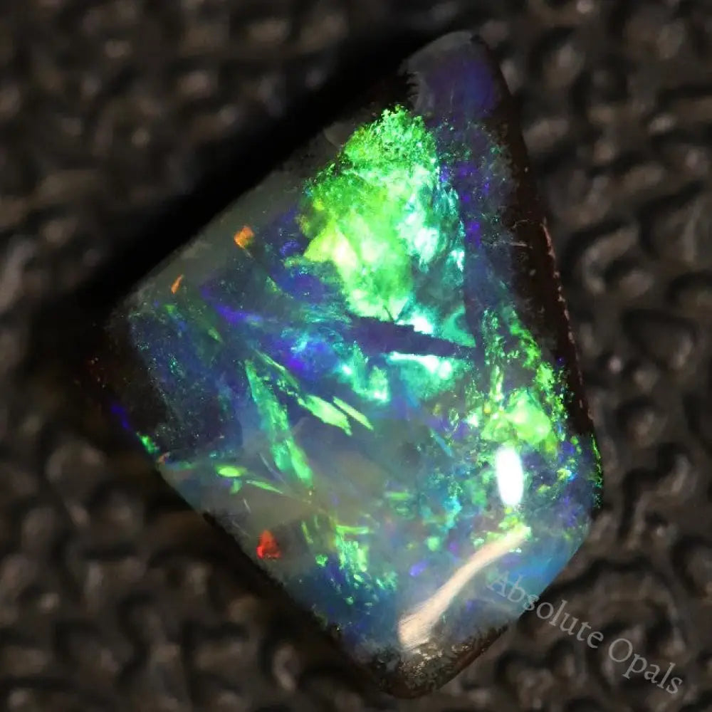 1.35 Cts Australian Boulder Opal Cut Loose Stone