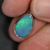 1.36 G Australian Doublet Opal With Silver Pendant: L 23.5 Mm Jewellery