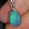 1.36 G Australian Doublet Opal With Silver Pendant: L 23.5 Mm Jewellery