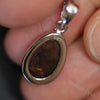 1.36 G Australian Doublet Opal With Silver Pendant: L 23.5 Mm Jewellery