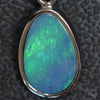 1.36 G Australian Doublet Opal With Silver Pendant: L 23.5 Mm Jewellery