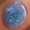 1.37 Cts Australian Lightning Ridge Semi Black Crystal Solid Opal Cabochon Loose Stone