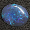 1.37 Cts Australian Lightning Ridge Semi Black Crystal Solid Opal Cabochon Loose Stone