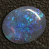 1.37 Cts Australian Lightning Ridge Semi Black Crystal Solid Opal Cabochon Loose Stone